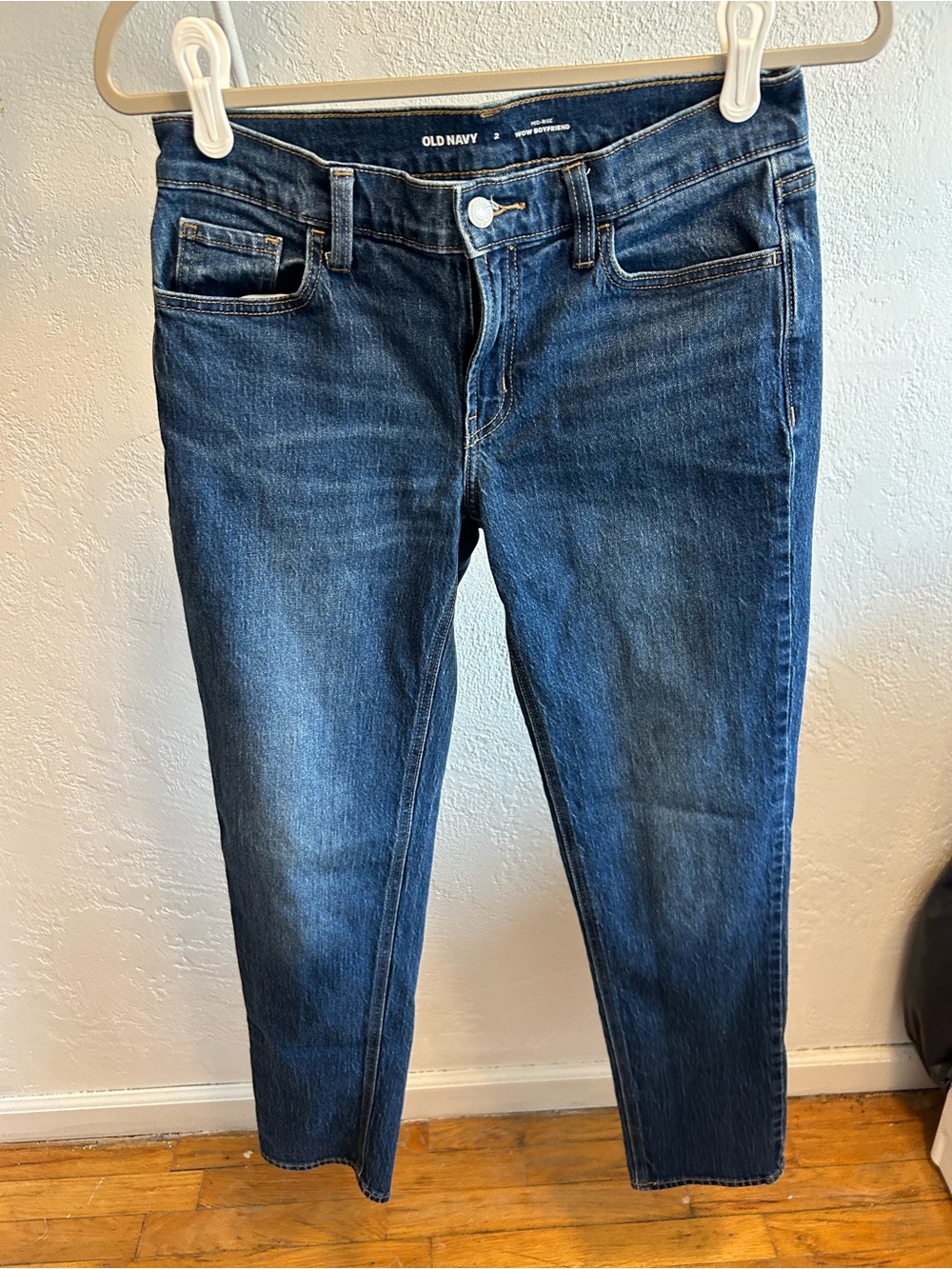 Old Navy Women's Dark Wash Boyfriend Jeans